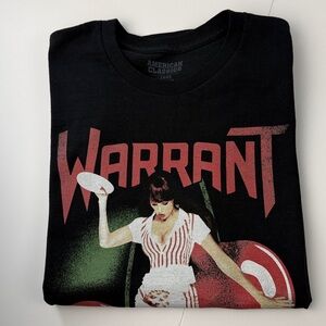 “Warrant “ Men T-Shirt with Cherry Pie Lyrics